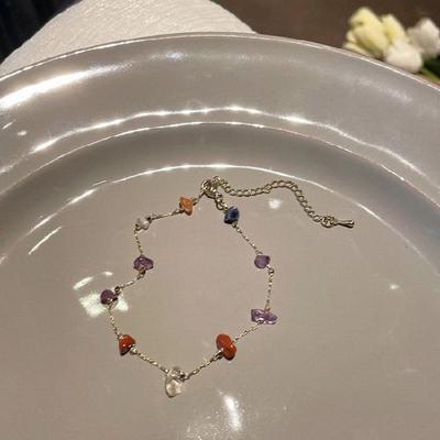 Multifunctioneel Hedendaags Onregelmatig Stenen Ketting of Armband voor Vrouwen Veelzijdige Mode Sieraden Stukken Accessoire