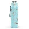 1PC Sun Moon Star Celestial Sketch Print 750ml Color Plastic Sports Water Bottle Leakproof Flip Straw Lid Suitable for Sports Office Home Use