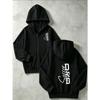 Boys Girls Kids Soccer Dad Letter Print Zip Up Hoodie Loose Long Sleeve Hooded Jacket Sports Casual Outerwear