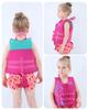 Gogokids Children's Life Jacket with Crotch Strap, Floating Vest, Kids' Buoyancy Support Swim Belt, for Fishing, River Play, and Water Play, Size L