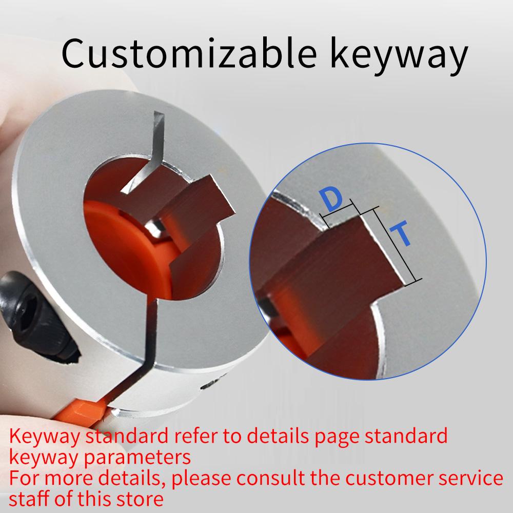 GTRIC Spojka čelistí D25L35 Pavoučí Flexibilní Motor Hliníková Flexibilní Spojka Konektor Enkodéru 5/6/6.35/7/8/9/10/11/12/14 mm