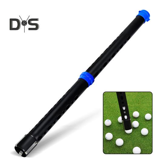 Colector de mingi de golf detașabil Din aliaj de aluminiu Retriever de mingi de golf Shag Tube Ball Shagger Colector conține 21 de mingi
