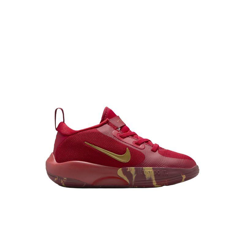 Nike IsoFly PS Gym Red Metallic Gold Kids Sneakers Team-Red Dark-Team-Red FZ7297-600