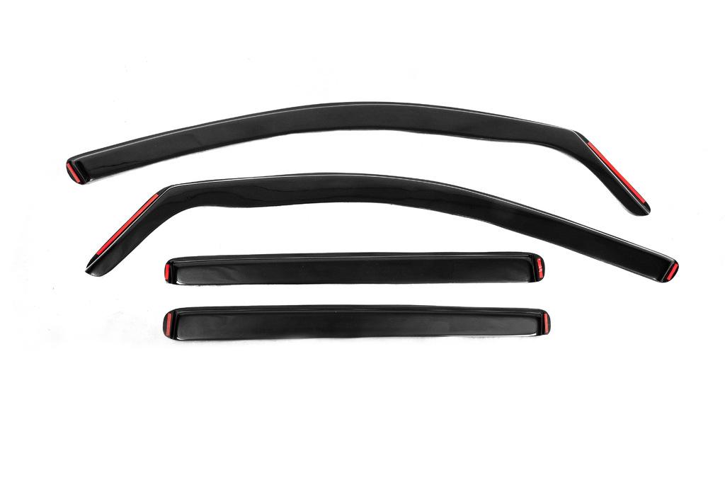 

Plug-in wind deflectors (Esa, 4 pcs.) for Volkswagen Tiguan 2016-2023