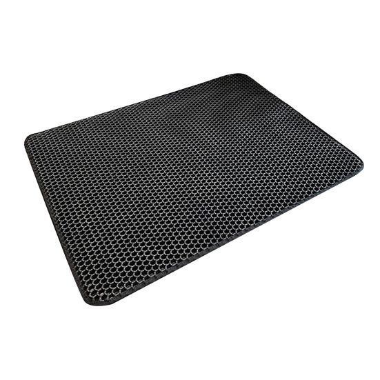 Cat Litter Box Mat Cushioned Mesh Cat Toilet Mat Cat Litter Trapping Mat Scatter Control Mat for Less Mess