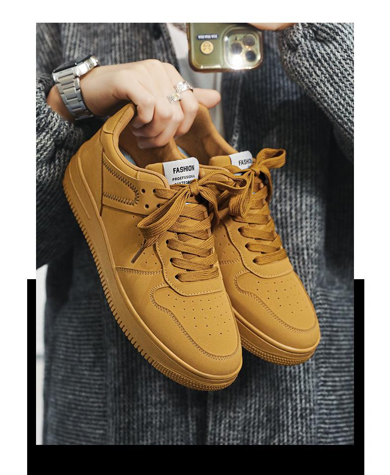Men's Trendy Spring 2026 Low-Top Skate Shoes, Breathable and Versatile White Casual Sneakers for Students