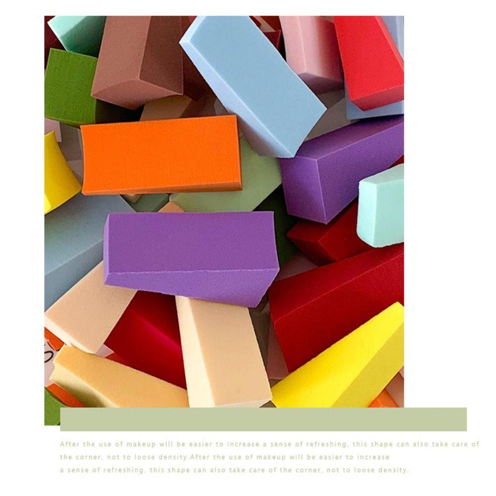 50Pcs Foundation Sponge Face Powder Puff Super Soft Cosmetic Puff Triangle Makeup Sponge Face Care