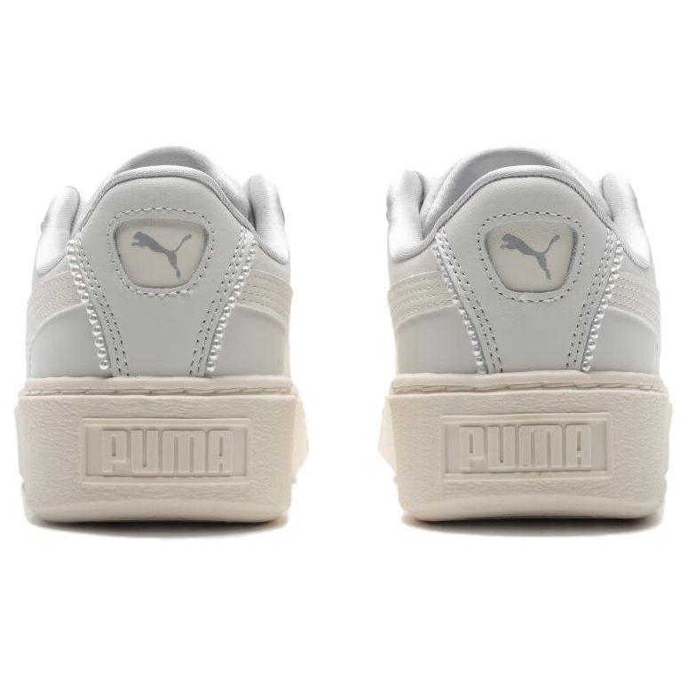 Puma Platform Casual Lightweight Low-Top Sneakers Women Sneakers White 398910-01
