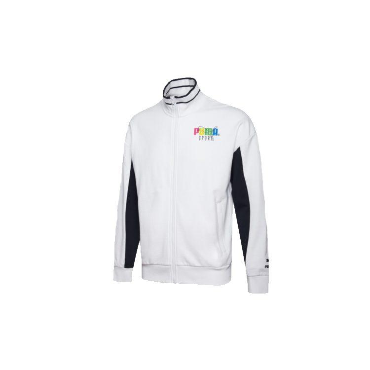 PUMA Jackets Men's White Stand Collar Moderate Other 597343-02