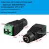 DC 5.5 X 2.5 Plug To 3.5MM Male and 2.1 Round Female Socket Wire Connector