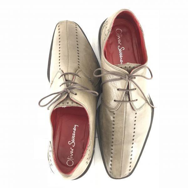 Oliver Sweeney Italy Leather Center Seam Dress Shoes Women’s 25.0 Beige(USED)