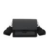 Textured bag messenger bag women's new solid color lazy wind shoulder small square bag fashion casual women's bag