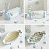 Large Capacity Pen Bag Transparent Window Stationery Storage Pouch Special Design Pencil Case  DIY