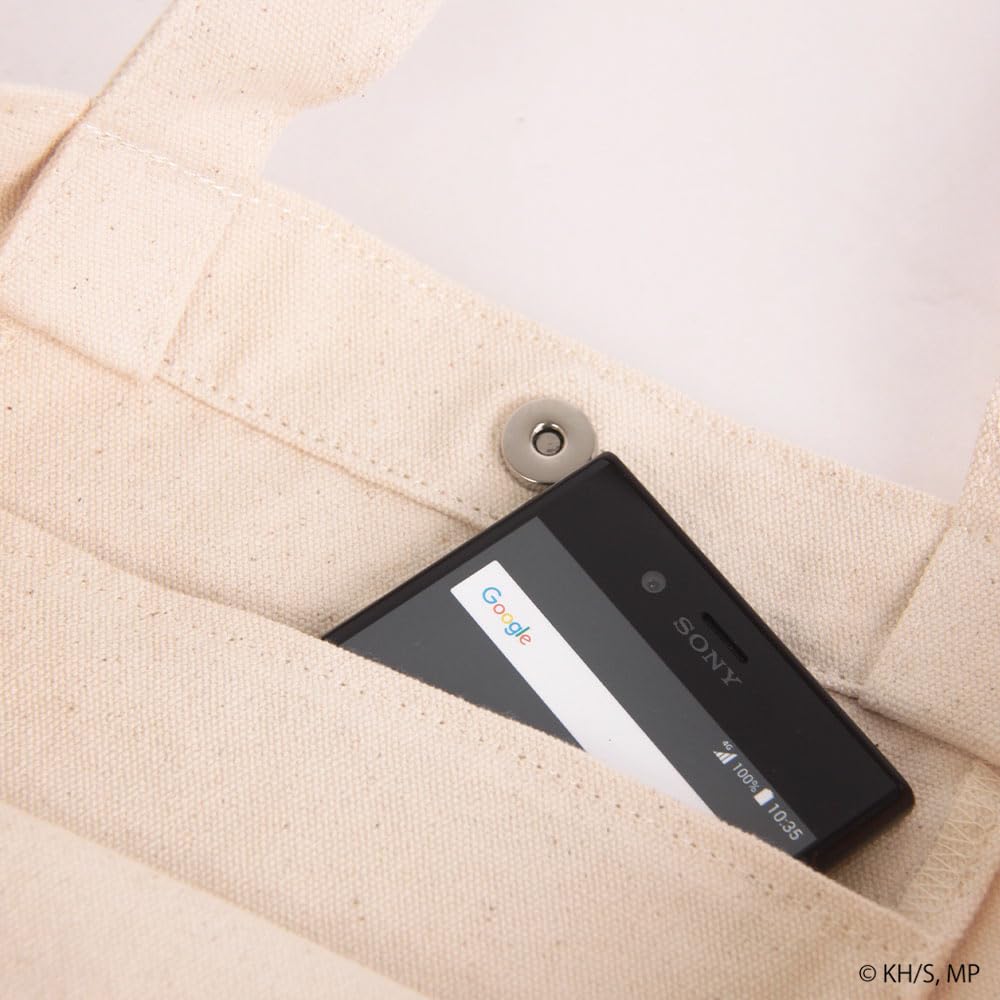 Mist Forza Tote Bag Hero Crack Print Canvas Tote Bag ODHA21 [My Academia] Off-White
