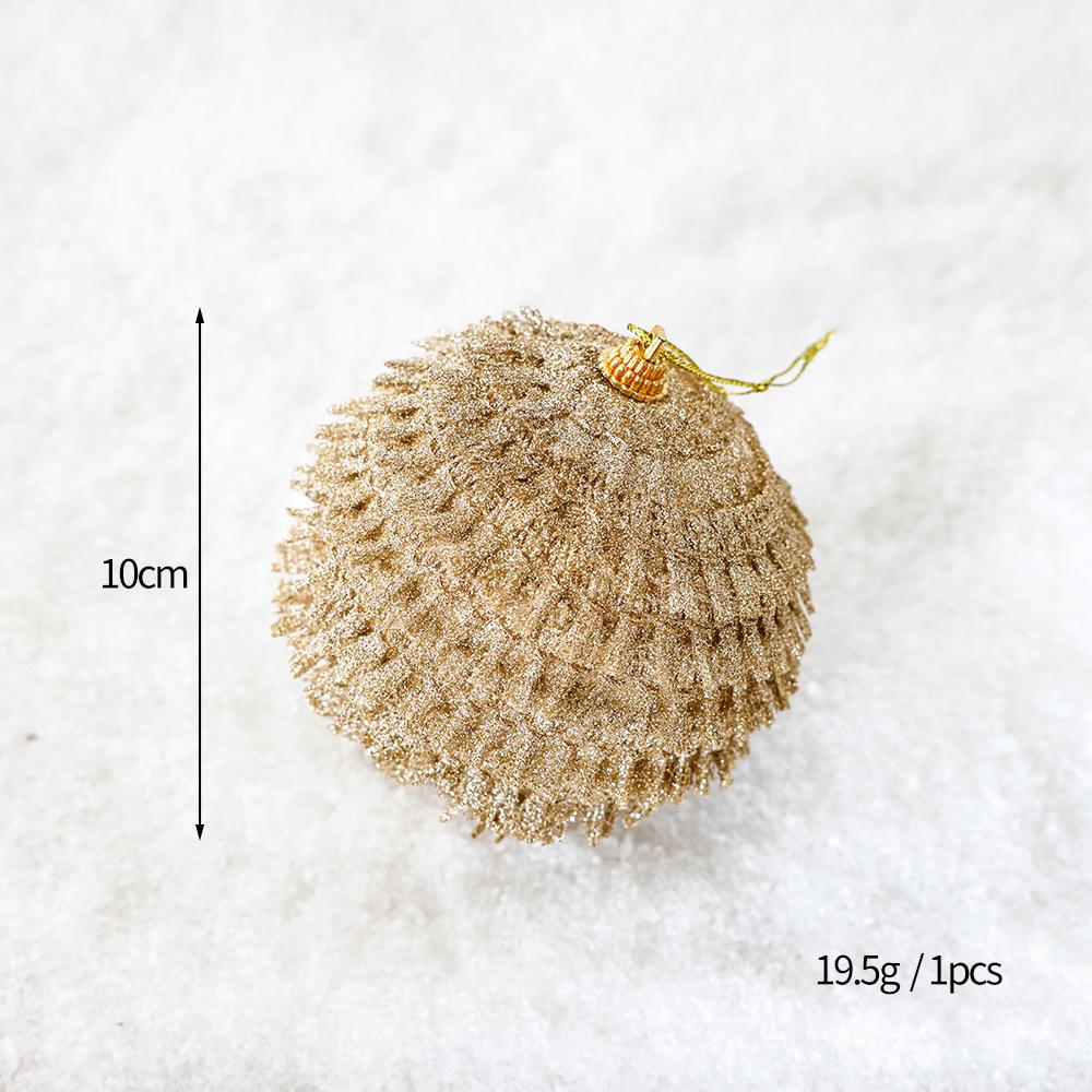 DIY Painted Foam Christmas Ornament: Snowflake & Irregular Pompon Balls