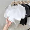 Women's American-Style Cotton Drop Shoulder Cropped Tee, Summer 2025 New Arrival, Stylish Slimming Short Sleeve Base Layer