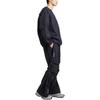 Salomon Solid Color Elastic Waist Straight Loose Casual Pants Unisex bottoms Black LC2392100