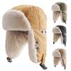Winter Bomber Cap Plush Hat Lovers Outdoor Climbing Hat Windproof Padded Earmuff