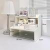 Milin Detachable Double-Layer Elevated Shelf & Desk (Medium)