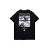 Li Ning T Shirts Men's Black Crew Neck Moderate Straight Fit AHSQ083-1