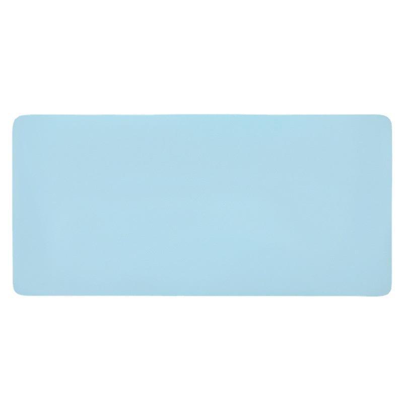 Two-Color Large Waterproof Leather Desk and Mouse Pad for Students and Computers