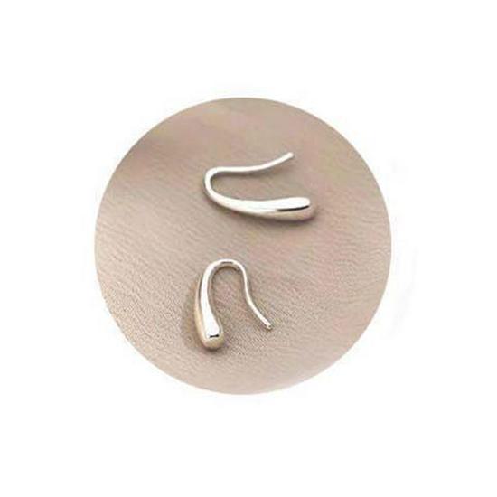 

Серебряные серьги 2024 года — удобные для сна, минималистичные, в холодном стиле для женщин teardrop серебряный