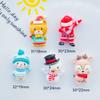 10 Stück Neue Mini Kawaii Weihnachts-Serie Harz Flache Rückseite Cabochons Scrapbook DIY Party Haarspangen Zubehör Dekorieren Basteln A76