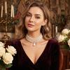 Mode Klassisch Mehrschichtig Perlen Choker Halskette Für Frauen Elegant Barock Perlen Anhänger Kragen Halskette Hochzeit Schmuck Geschenk