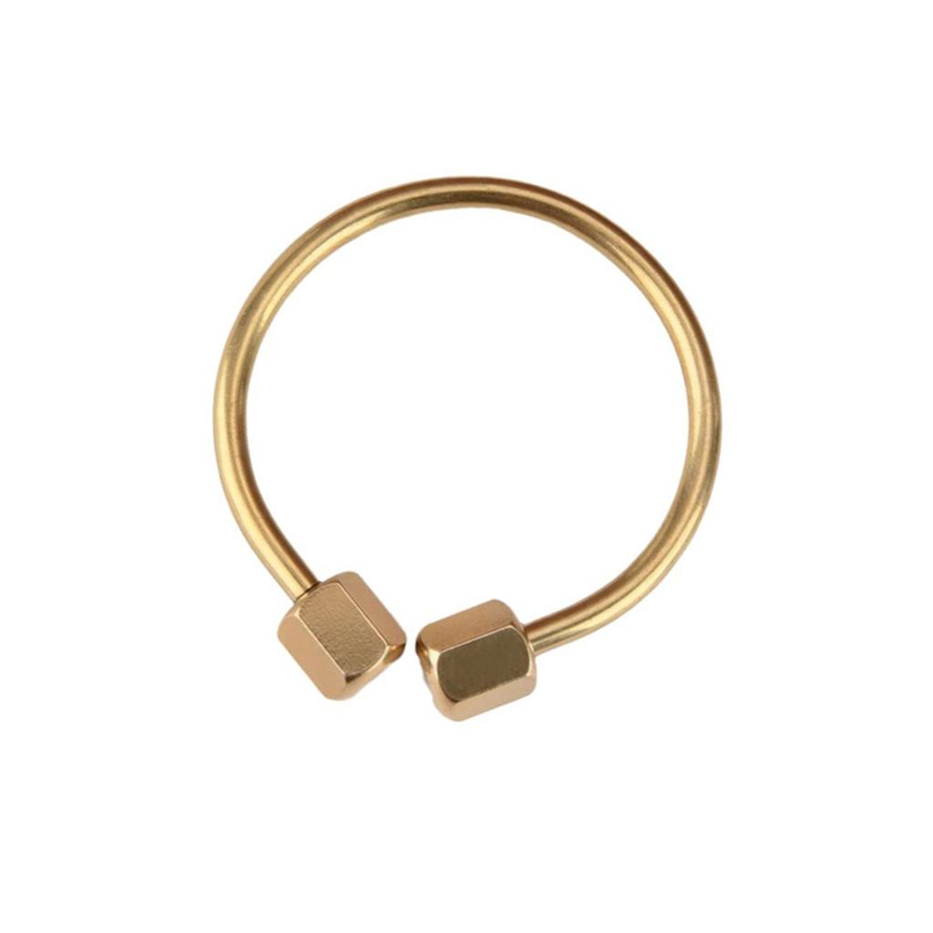 Durability Brasses Wristband Keychains Clasps Light weight Antique Bronze Key Rings for Key Tool Accessories Outdoor Gears
