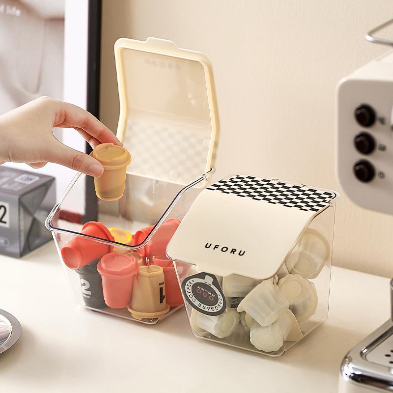 Wall-Mounted Multifunctional Storage Box for Scallions, Ginger, Garlic, and Coffee Capsules - Punch-Free Organizer Basket