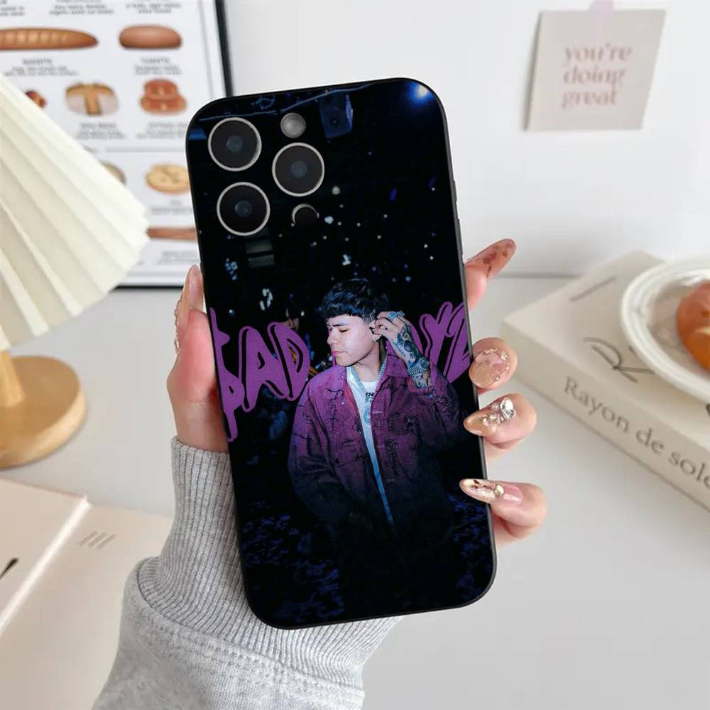 Rapper J-Junior H Sad Boyz Phone Case Cool Black Silicone Soft For IPhone 16 15 14 13 12 11 X XR Plus Pro Max Plus