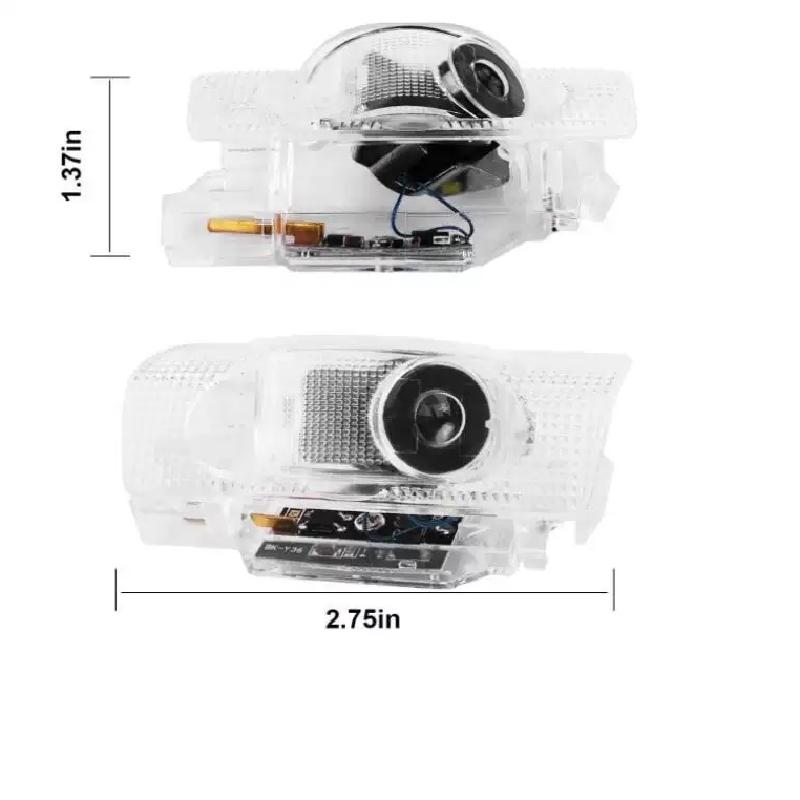 2PCS LED Door Welcome Light for Toyota Highlander RAV4 Camry AVALON Corolla Prado Door Step Lamp Toyota Logo Projector Car Decor