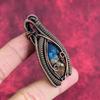 Copper watermelon tourmaline pendant copper wire wrapped gemstone pendant copper jewelry handmade pendant wire weaving jewelry wedding gifts