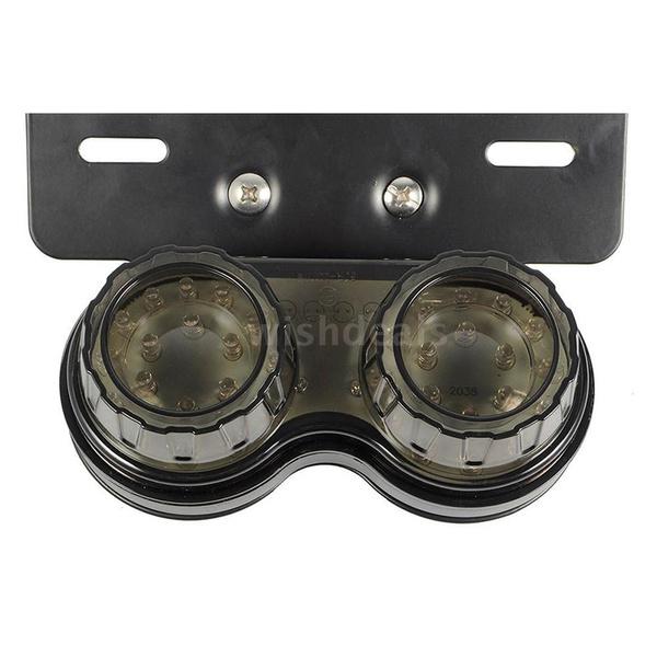 Univerzální motocyklové upravené LED světlo Zadní světlo Směrová světla Automobil Zadní brzdová světla Závodní blikající světlo