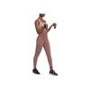 Adidas Solid Color Slim Fit Brand Logo Printed Workout Pants Women Bottoms Oxidized-Red HM1196