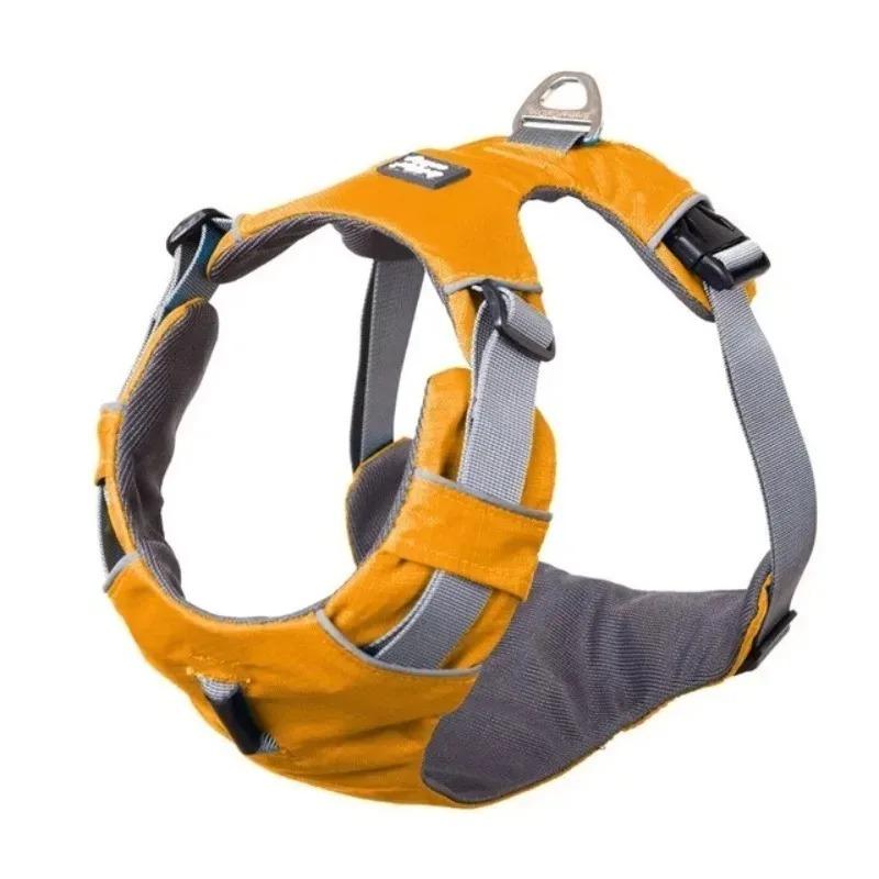Heavy‑Duty Dog Harness Set Soft Padded Anti‑Pull Pet Vest Harness Adjustable for Small Medium Dogs Outdoor Walking Accessories