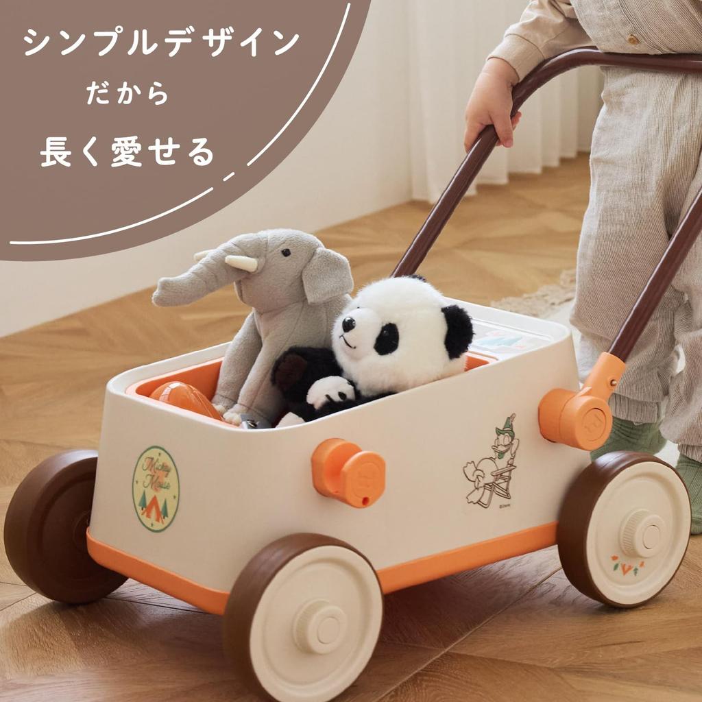 [Official E-commerce Exclusive] Ides Disney Adventure Camping Cart, Push-Push, Toddler, Baby, Boy, Girl, Gift