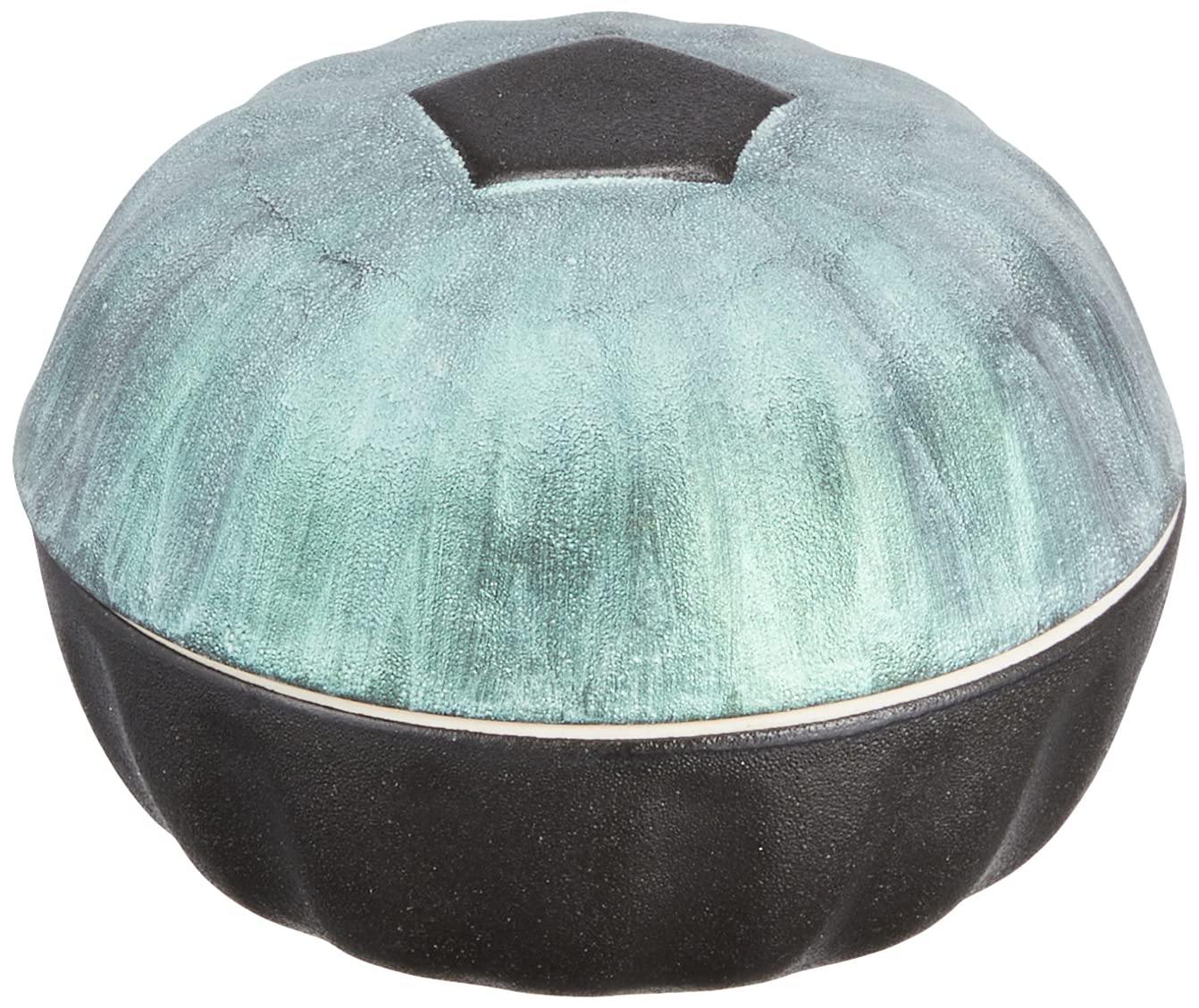 

Фарфор Арита Денсакугама Контейнер для деликатесов Маленькая пиала 8 см с крышкой Цвет доспехов зелёный Сделано в Японии Прибл.. Датэ Масамунэ