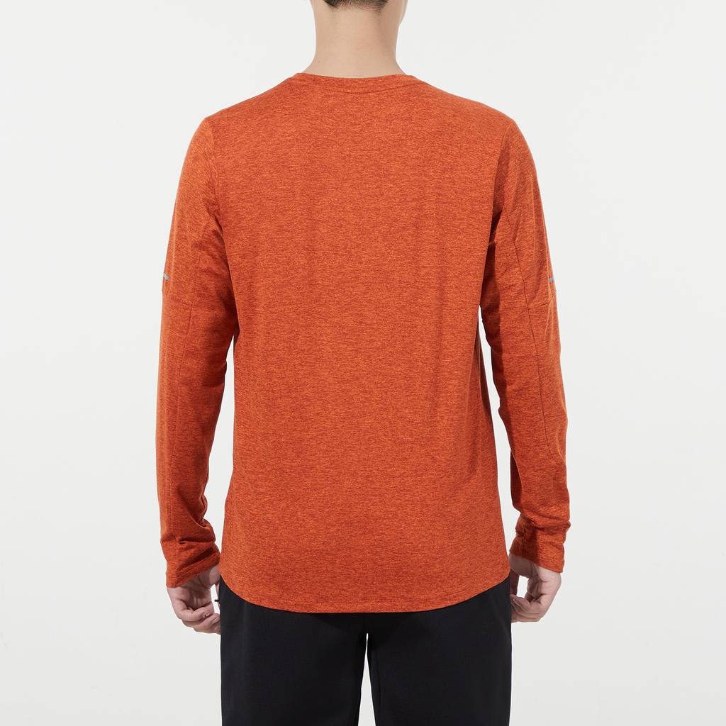 Nike Reflective Logo Training Running Long Sleeve T-Shirt Men Tops Orange DD4755-670