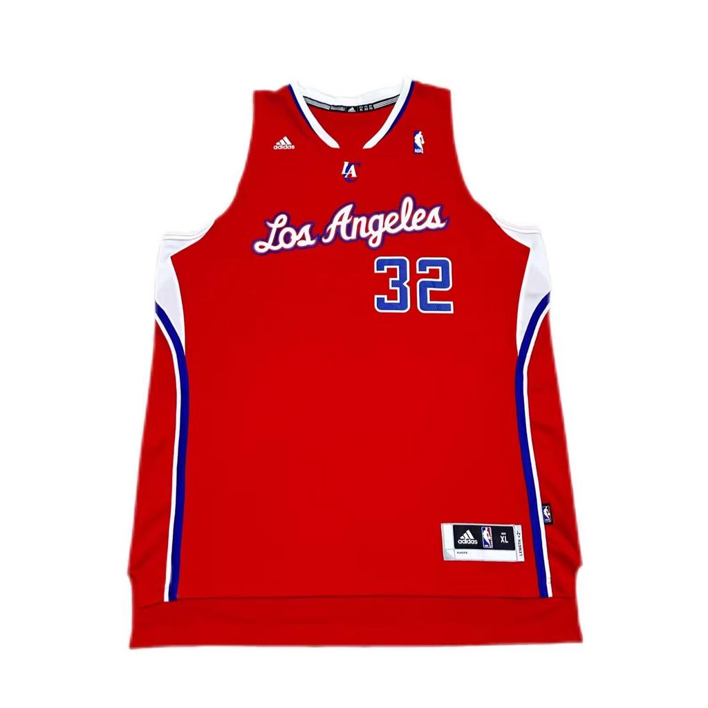 Adidas X NBA Collaboration Los Angeles Clippers Griffin 32 SW Digital Letter Embroidered Pullover V-Neck Sports Basketball Jersey 7912A-313-K91196