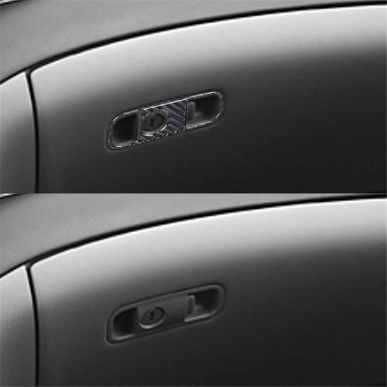 Carbon Fiber Interior Glove Box Handle Cover Trim For Acura TL 2004-2008