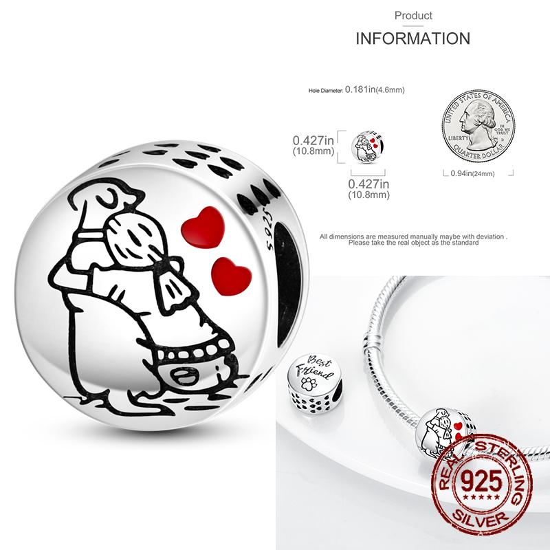 Copper Exquisite Family Sister Best Friend Couple Love Mom Charms Pendants Fit Original Bracelet Diy Jewelry