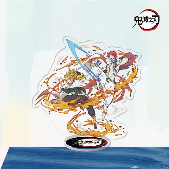 Anime Peripheral Kimetsu No Yaiba Tanjirou Nezuko Yi Zhi Fu Butterfly Endure Acrylic Standing Sign Decorative Ornaments