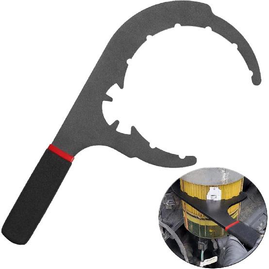 61060 Diesel Fuel Filter Wrench for Paccar, 4.5" Fuel Filter Removal Tool for Kenworth, Peterbilt and Cummins Diesels C-shaped Oil Filter Wrench