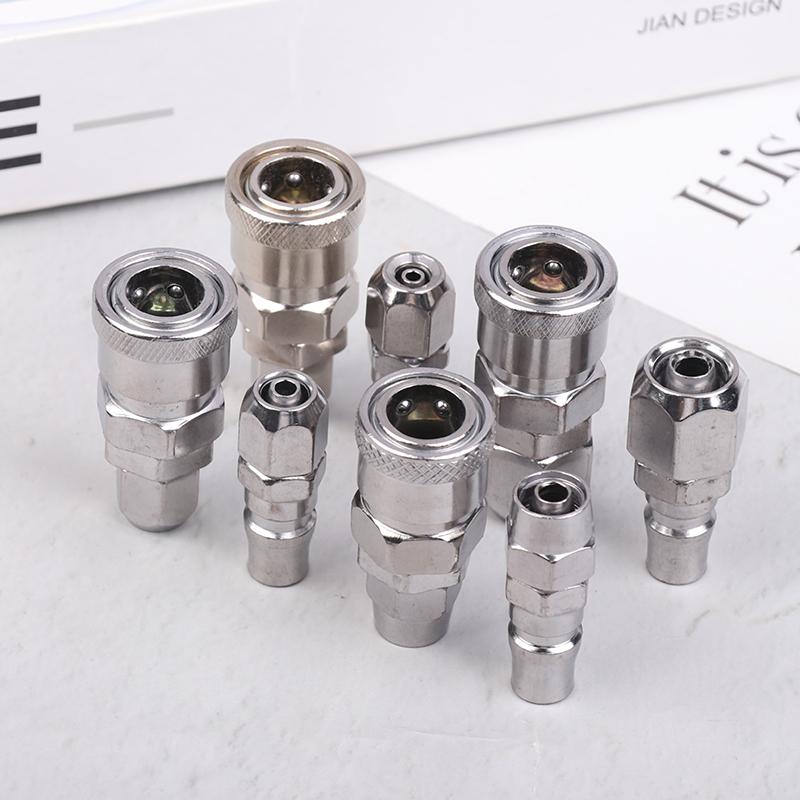 European Eu Type Pneumatic Fitting Connector Quick Coupler For Air Compressor Hose Barb Nozzle Sh Ph 6/8/10/12Mm