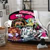 Customizable Monster High Draculaura4 Throw Blanket – Personalized Name, All-Season Cozy Snug Blanket, Machine Washable, Personalized Blanket
