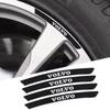 4 Stück Auto-Felgenaufkleber Auto-Reifenemblem Dekor Aufkleber Zubehör für Volvo S60 S80 S90 C30 XC40 XC60 XC70 XC90 V40 V60 V90