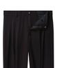 MUSINSA STANDARD Real Wide Belted Slacks [Dark Brown]