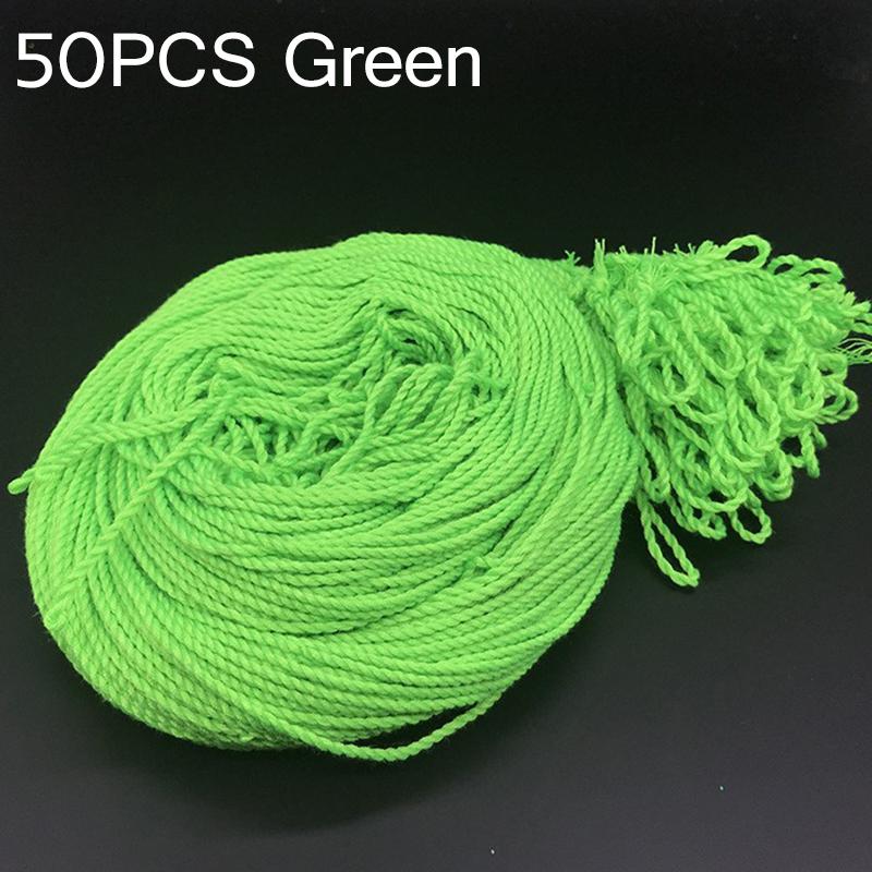 50PCS/Pack Muti-Color YoYo String Polyester Cotton Rope 105cm Length YoYo Replacement Accessories Professional Practice Prop ZYF