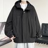 3-In-1 Outdoor Jacket Men's Removable Hooded Tooling Jacket Japanese Mountaineering Jacket